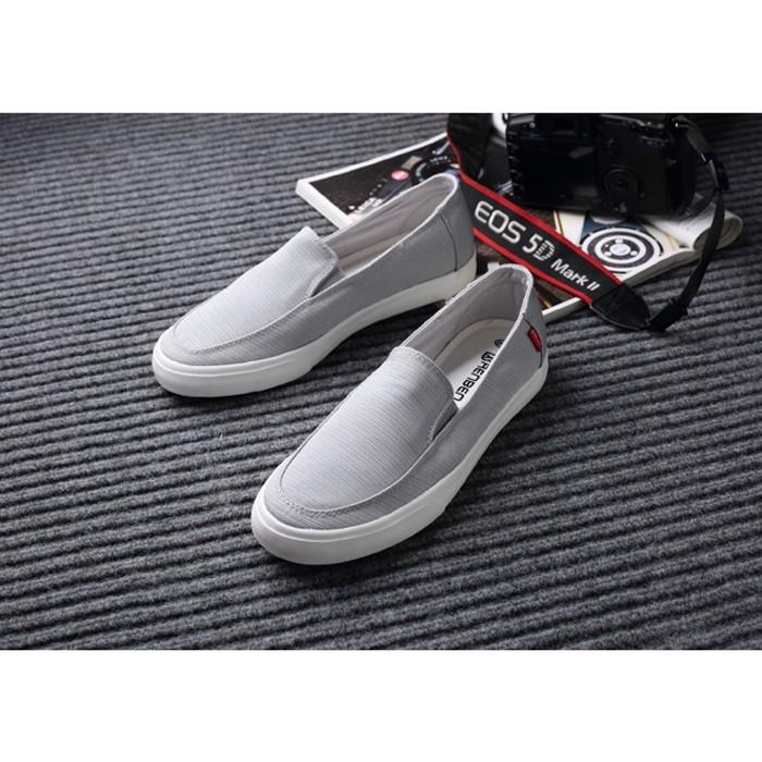 ドビーボーダースリッポン スニーカー メンズ スリッポン 靴 シューズ |  | 02