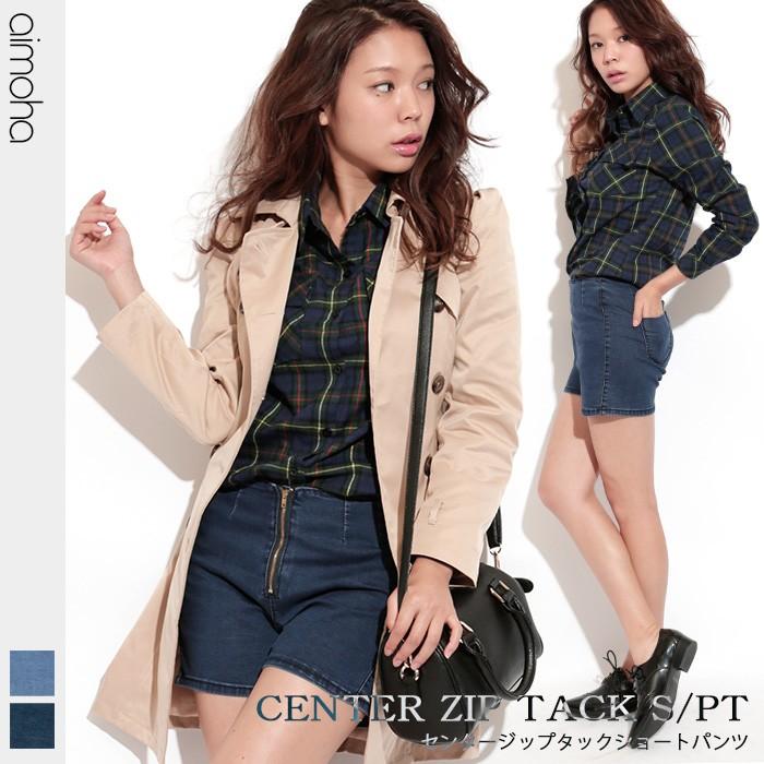 パンツ ショート タック センタージップタックショートパンツ | 