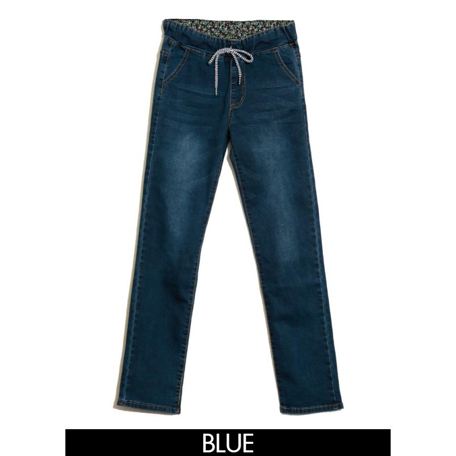 パンツ ストレッチ デニム 前紐ストレッチデニムパンツ |  | 01