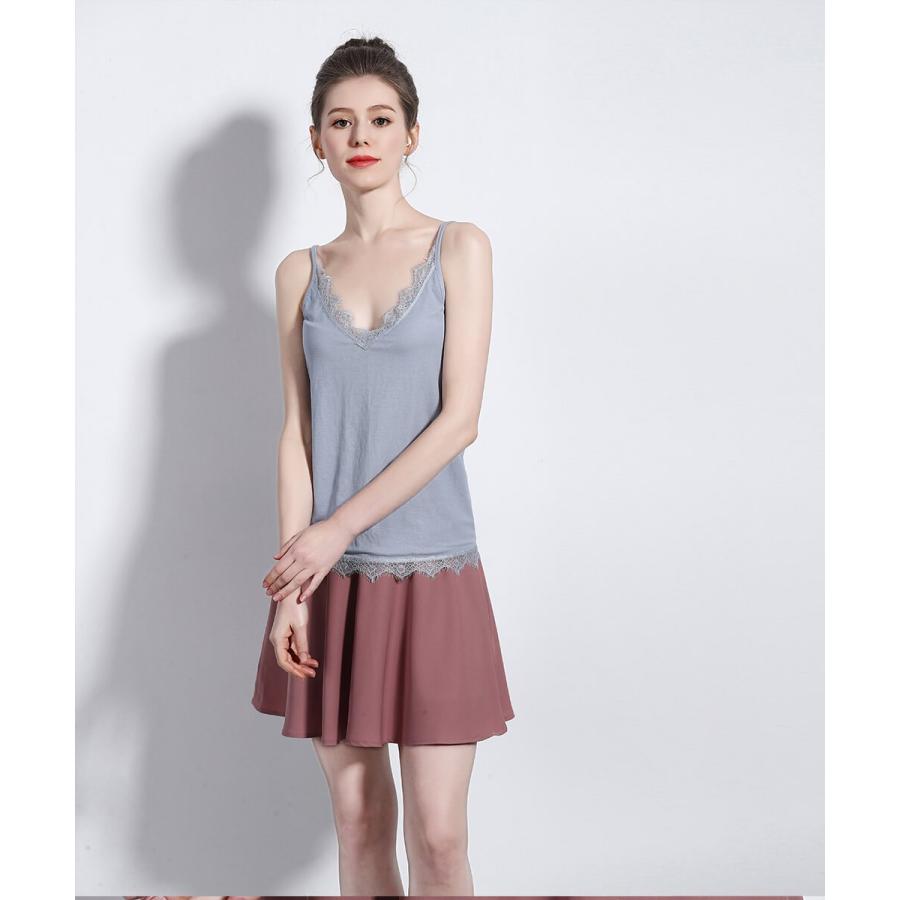 インナー キャミソール キャミ ヨモギ 天然植物 防臭 抗菌 虫を寄せ付けない 肌着 下着 レディースインナー 夏 トップス 【返品交換不可】 【ALWAYS】 |  | 01