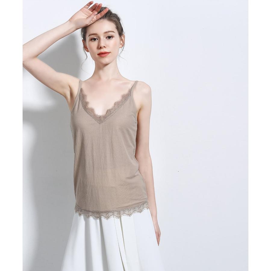 インナー キャミソール キャミ ヨモギ 天然植物 防臭 抗菌 虫を寄せ付けない 肌着 下着 レディースインナー 夏 トップス 【返品交換不可】 【ALWAYS】 |  | 11