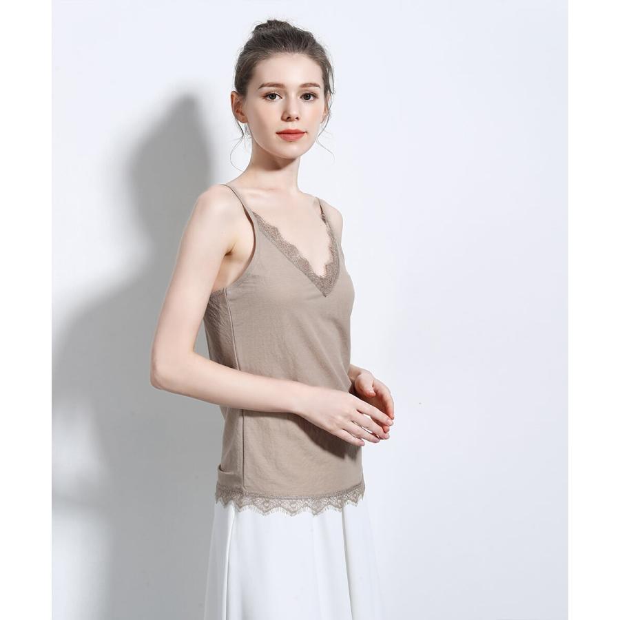 インナー キャミソール キャミ ヨモギ 天然植物 防臭 抗菌 虫を寄せ付けない 肌着 下着 レディースインナー 夏 トップス 【返品交換不可】 【ALWAYS】 |  | 12