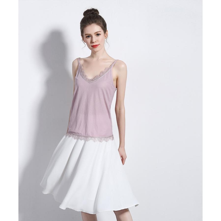 インナー キャミソール キャミ ヨモギ 天然植物 防臭 抗菌 虫を寄せ付けない 肌着 下着 レディースインナー 夏 トップス 【返品交換不可】 【ALWAYS】 |  | 02