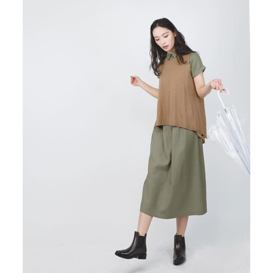 バックプリーツタンクトップ タンクトップ レディース 綿 コットン プリーツ タンク トップス ノースリーブ　Aライン トップス カジュアル 春 夏 【BELL】 |  | 01