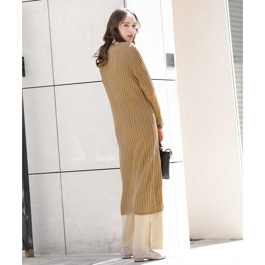 2WAYボタンロングカーディガン カーディガン ロング レディース ボタン ワンピース ワンピースカーディガン 2way 羽織り カーデ リブニット |  | 10