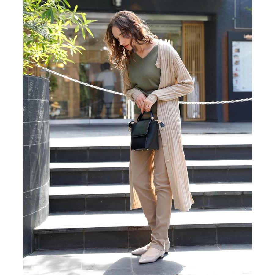 2WAYボタンロングカーディガン カーディガン ロング レディース ボタン ワンピース ワンピースカーディガン 2way 羽織り カーデ リブニット |  | 11