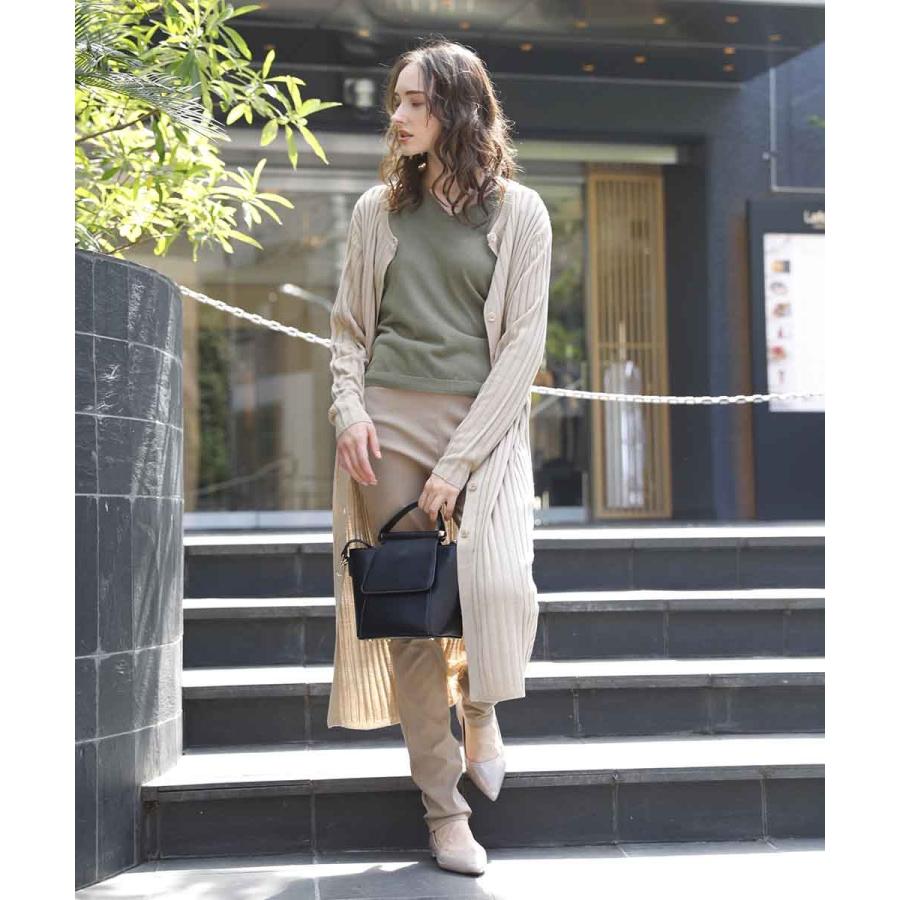 2WAYボタンロングカーディガン カーディガン ロング レディース ボタン ワンピース ワンピースカーディガン 2way 羽織り カーデ リブニット |  | 12