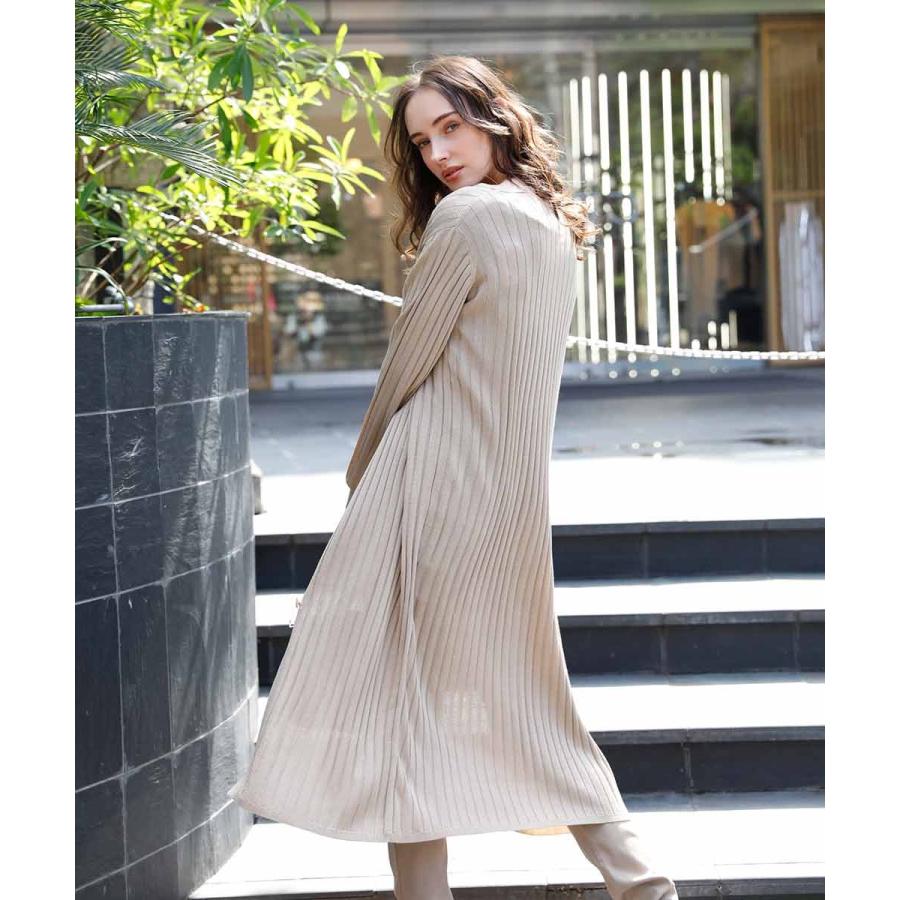 2WAYボタンロングカーディガン カーディガン ロング レディース ボタン ワンピース ワンピースカーディガン 2way 羽織り カーデ リブニット |  | 13