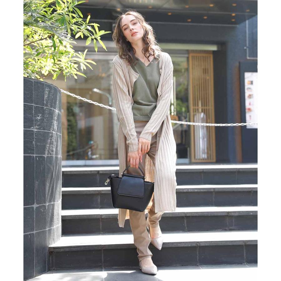 2WAYボタンロングカーディガン カーディガン ロング レディース ボタン ワンピース ワンピースカーディガン 2way 羽織り カーデ リブニット |  | 14