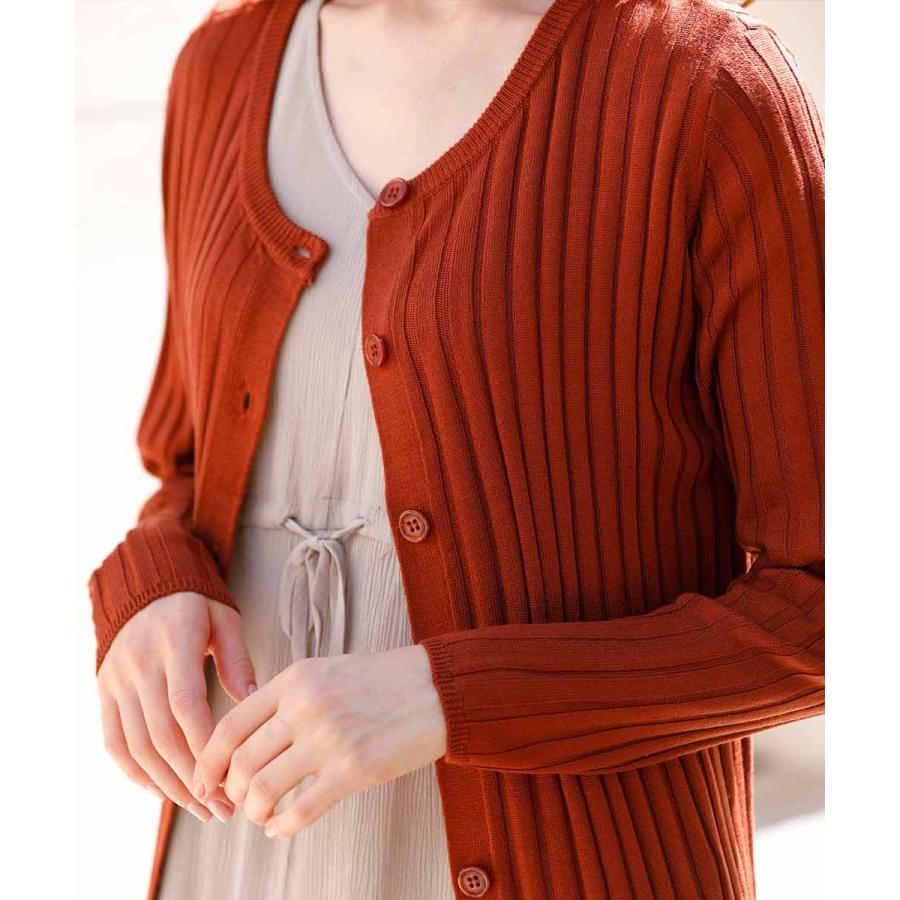 2WAYボタンロングカーディガン カーディガン ロング レディース ボタン ワンピース ワンピースカーディガン 2way 羽織り カーデ リブニット |  | 16