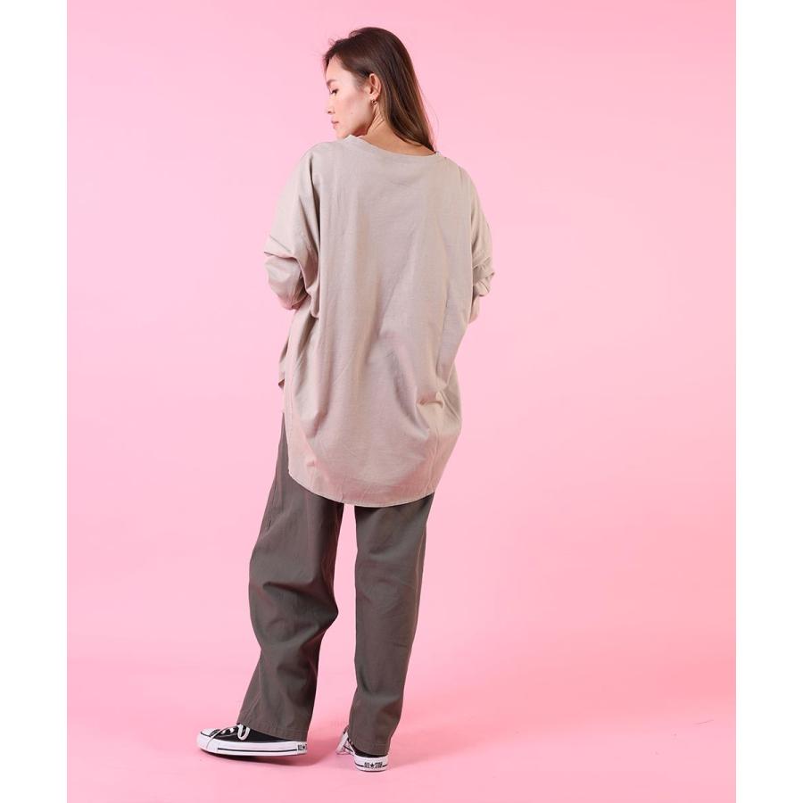 ゆたっりコットンロングTee プルオーバー レディース tシャツ 長袖 綿 ゆったり コットン ロングスリーブ トップス チュニック オーバーサイズ |  | 02