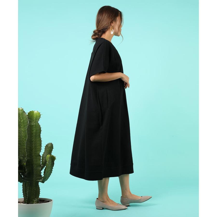 ゆったりワッフルワンピース ワッフル ワンピース 春夏 ゆったり 半袖 tシャツワンピース ロング カジュアル 綿 コットン カットソー 春ワンピ 【BELL】 |  | 09