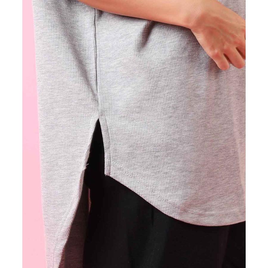 tシャツ レディース 半袖 綿 レディース カジュアル ゆったり ワッフル パーカー フード パーカーtシャツ  無地 カットソー 春 夏 【BELL】 |  | 19