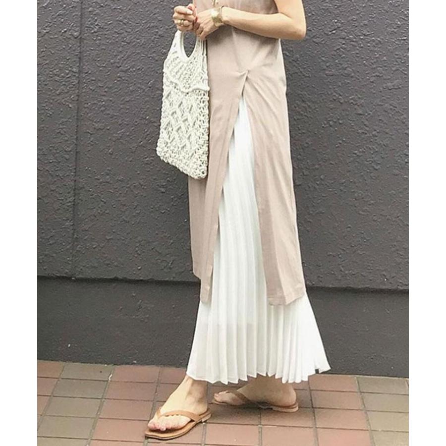 【人気ブロガーコラボ第2弾】コットンスリットワンピース×@coco-eririko  ワンピース スリット コットン カジュアル |  | 04