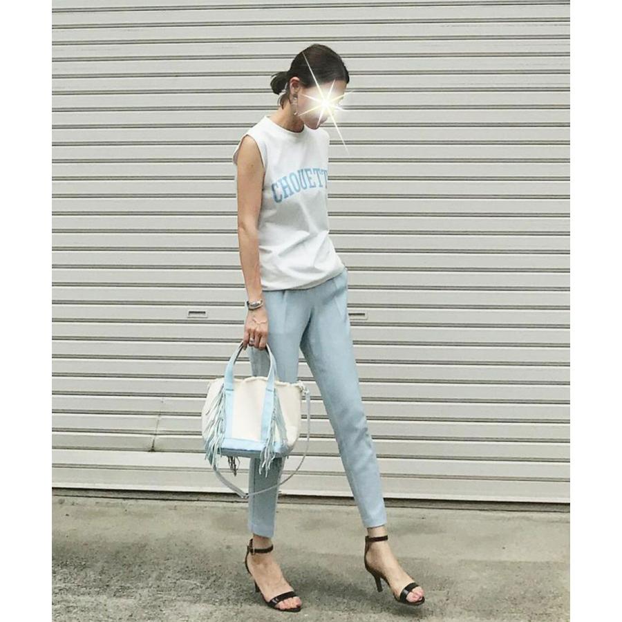 【人気ブロガーさんコラボ第3弾】ノースリーブロゴTシャツ×@coco_eririko ロゴTシャツ レディース おしゃれ コラボ ノースリーブ ロゴT タンクトップ |  | 06