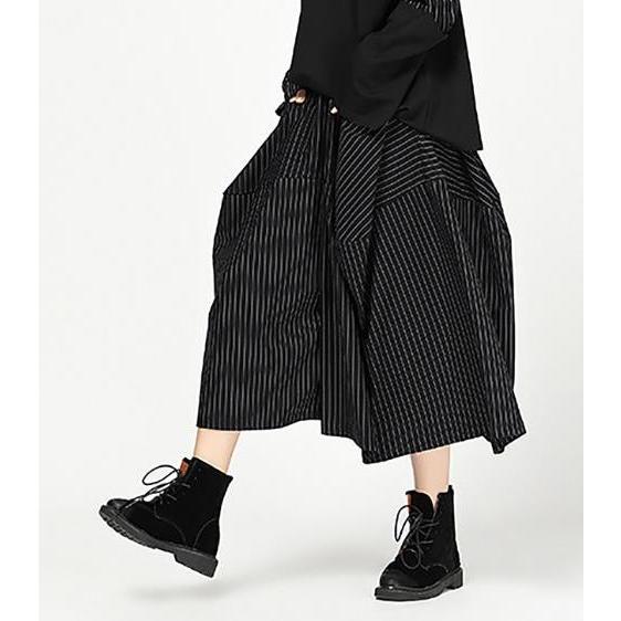 ワイドパンツ×C yards ワイドパンツ レディース デザイン パンツ オーバーサイズ ウエストゴム ブラック 個性的 【C yards】 |  | 06