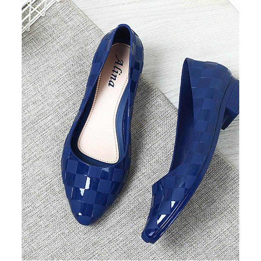 レインパンプス レディース ヒール 3cm レインシューズ パンプス レイン ブラック ブルー ベージュ 雨 22 22.5 23 23.5 24 撥水 軽量 |  | 04