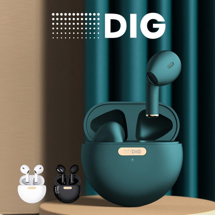 Dig ディッグ Day One D1 ワイヤレスイヤホン Bluetooth イヤホン おしゃれ ブルートゥース イヤホン 自動ベアリンク 左右分離型 通話 音楽 Iphone Android Digdayoned1a Aimoha アイモハ Yahoo 店 通販 Yahoo ショッピング