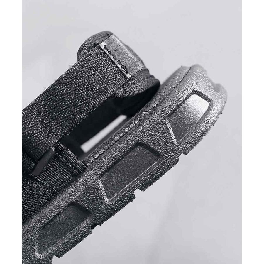 スポーツサンダル レディース 厚底 スポサン ウェッジソール 歩きやすい ピーチサンダル マジックテープ スポーツ サンダル ブラック レッド |  | 13