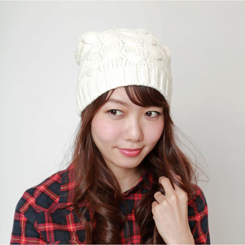 【SALE価格】帽子 ニットキャップ ケーブル編みワッチキャップ |  | 01