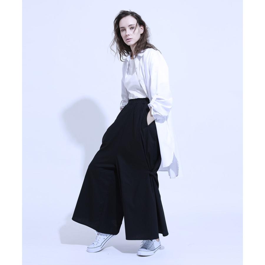 ワイドパンツ レディース パンツ ワイド ウエストゴム 2way サイドフック ハイウエスト ボトムス 綿 コットン リネン 麻 ナチュラル 秋 冬 |  | 01