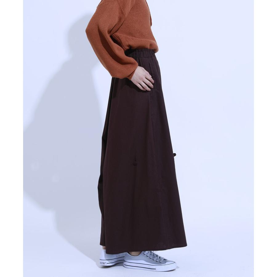 ワイドパンツ レディース パンツ ワイド ウエストゴム 2way サイドフック ハイウエスト ボトムス 綿 コットン リネン 麻 ナチュラル 秋 冬 |  | 12