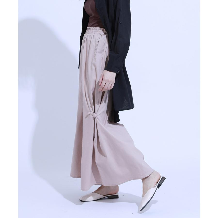 ワイドパンツ レディース パンツ ワイド ウエストゴム 2way サイドフック ハイウエスト ボトムス 綿 コットン リネン 麻 ナチュラル 秋 冬 |  | 08