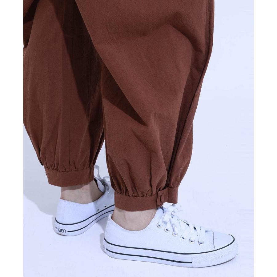 ワイドパンツ レディース バルーン パンツ ボトムス ウエストゴム ハイウエスト ゆったり 大きいサイズ 綿 コットン ナチュラル ペンギンパンツ 秋 冬 |  | 17
