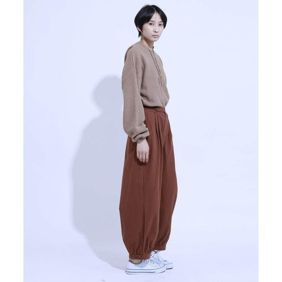 ワイドパンツ レディース バルーン パンツ ボトムス ウエストゴム ハイウエスト ゆったり 大きいサイズ 綿 コットン ナチュラル ペンギンパンツ 秋 冬 |  | 05