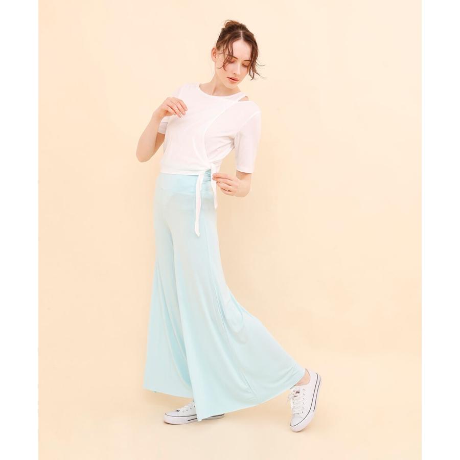 ハイウエストストレッチガウチョパンツ パンツ ガウチョ ガウチョパンツ ヨガパンツ フレアパンツ ワイドパンツ レディース |  | 09