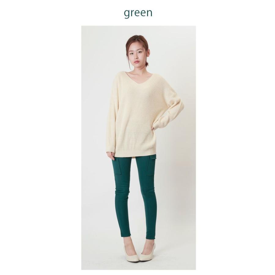 パンツ 裏フリース スキニーパンツ 裏フリースサイドポケットスキニーカーゴパンツ ポイント消化 |  | 05