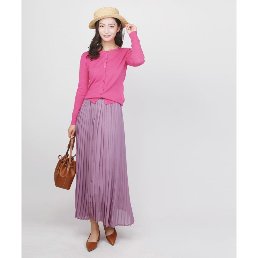 カーディガン ニット ガーリー 模様編クルーネックカーディガン ポイント消化 |  | 04