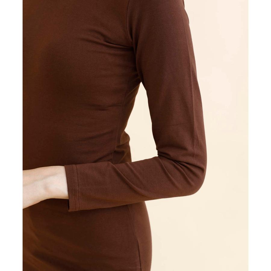 【選べる4タイプ★20万枚突破】】Uネック インナー レディース 裏起毛 送料無料 あったか 暖か ラウンドネック 発熱 無地 裏フリース 大きいサイズ 長袖 |  | 19