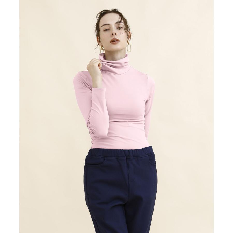 【選べる4タイプ★20万枚突破】指穴ロング丈 インナー 裏起毛 送料無料 レディース あったか 暖かい 裏起毛インナー 発熱  無地 裏フリース 大きいサイズ 長袖 |  | 10