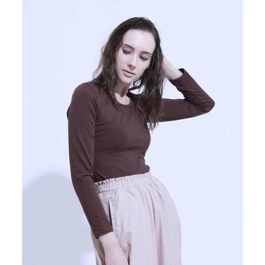 【選べる4タイプ★20万枚突破】指穴ロング丈 インナー 裏起毛 送料無料 レディース あったか 暖かい 裏起毛インナー 発熱  無地 裏フリース 大きいサイズ 長袖 |  | 12