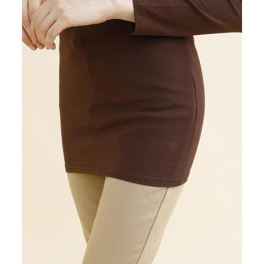 【選べる4タイプ★20万枚突破】指穴ロング丈 インナー 裏起毛 送料無料 レディース あったか 暖かい 裏起毛インナー 発熱  無地 裏フリース 大きいサイズ 長袖 |  | 17