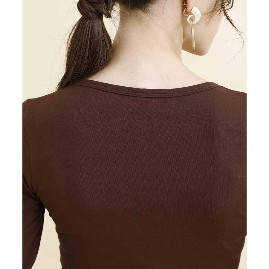 【選べる4タイプ★20万枚突破】指穴ロング丈 インナー 裏起毛 送料無料 レディース あったか 暖かい 裏起毛インナー 発熱  無地 裏フリース 大きいサイズ 長袖 |  | 18