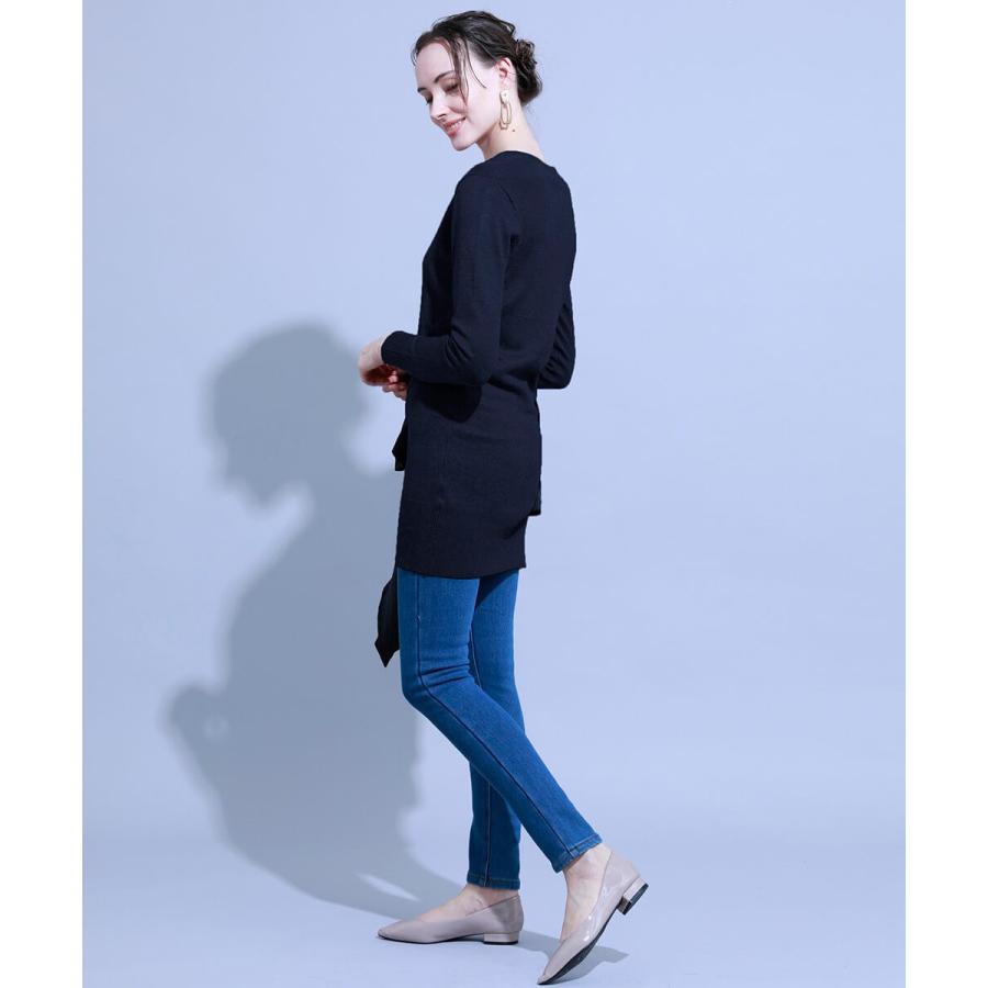 ニット チュニック 無地 Vネックニットチュニック ワンピース ワンピ レディース ニット シンプル ベーシック |  | 10