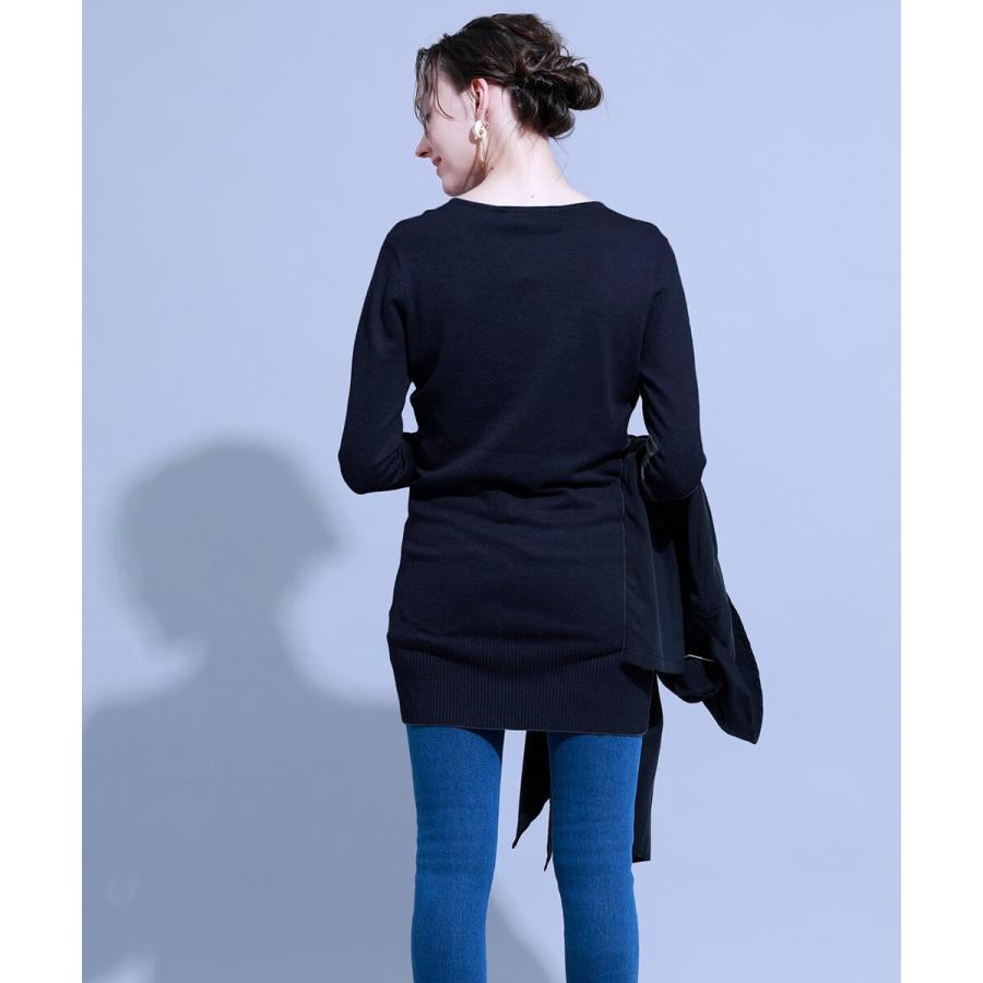 ニット チュニック 無地 Vネックニットチュニック ワンピース ワンピ レディース ニット シンプル ベーシック |  | 12