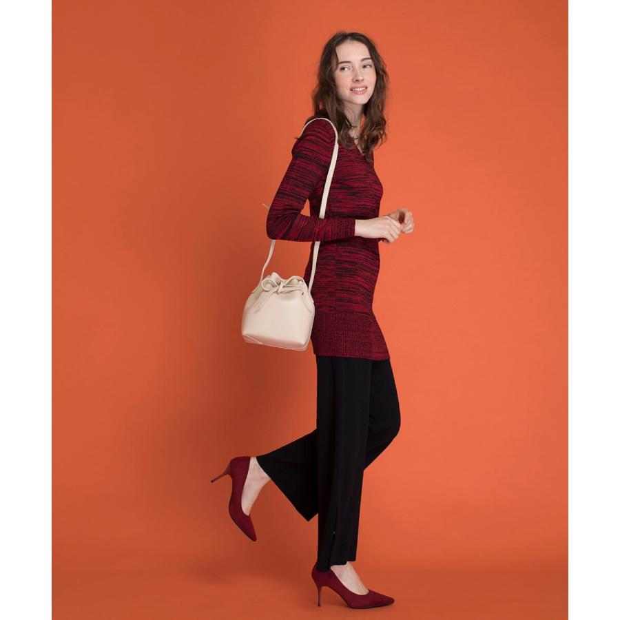 ニット チュニック 無地 Vネックニットチュニック ワンピース ワンピ レディース ニット シンプル ベーシック |  | 06