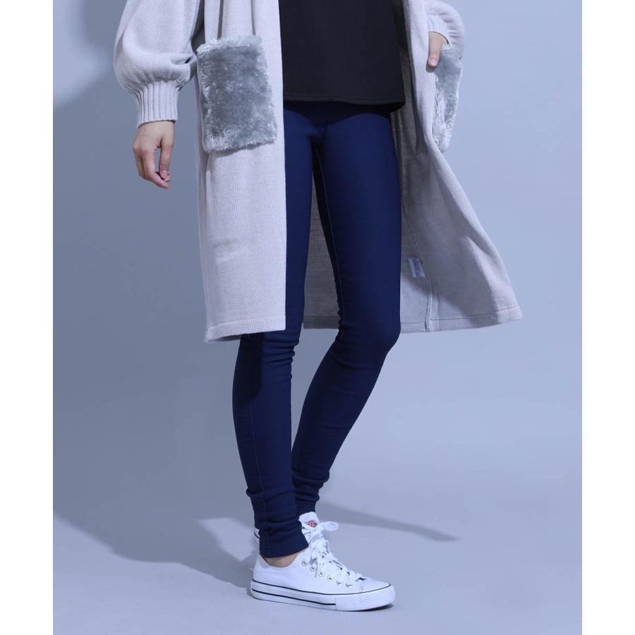 【売れ筋No.3】裏フリースヒートレギパン[ハイウエスト] 裏起毛パンツ レディース 裏地 あったか ストレッチ 裏フリース パンツ レギンスパンツ 大きいサイズ |  | 15