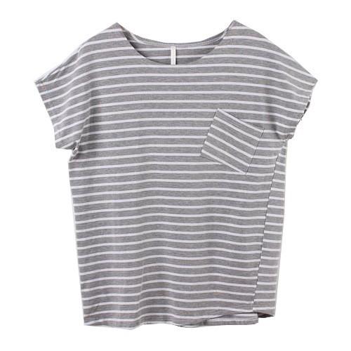 トップス Tシャツ ドルマンスリーブ ボーダー ボーダードルマンスリーブトップ |  | 01