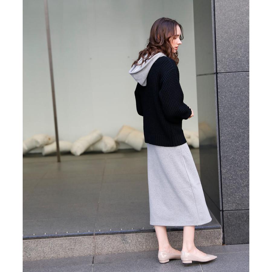 裏起毛ワンピース ロング パーカーワンピース 裏起毛 あったか 暖か レディース スウェットワンピース マキシ丈 パーカー 防寒 防寒対策 |  | 04