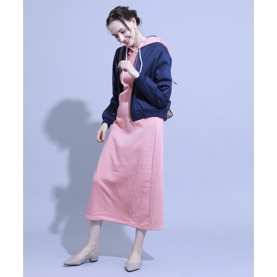 裏起毛ワンピース ロング パーカーワンピース 裏起毛 あったか 暖か レディース スウェットワンピース マキシ丈 パーカー 防寒 防寒対策 |  | 09