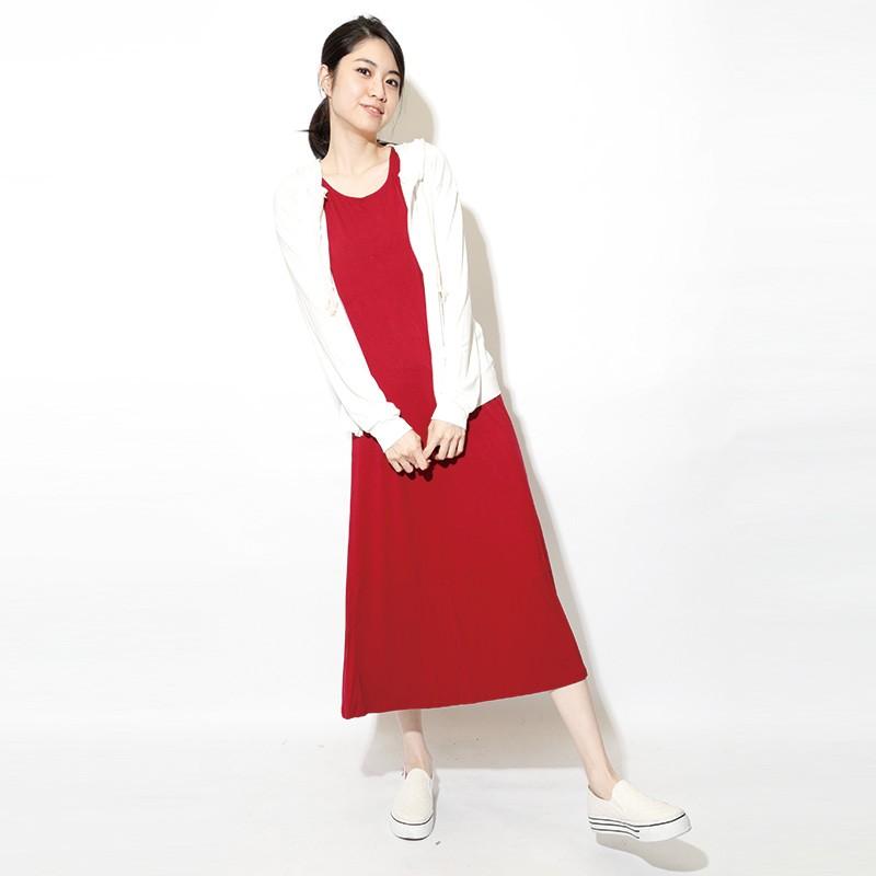 ワンピース ロングワンピ マキシワンピ 無地 マキシ丈Tシャツワンピース |  | 02