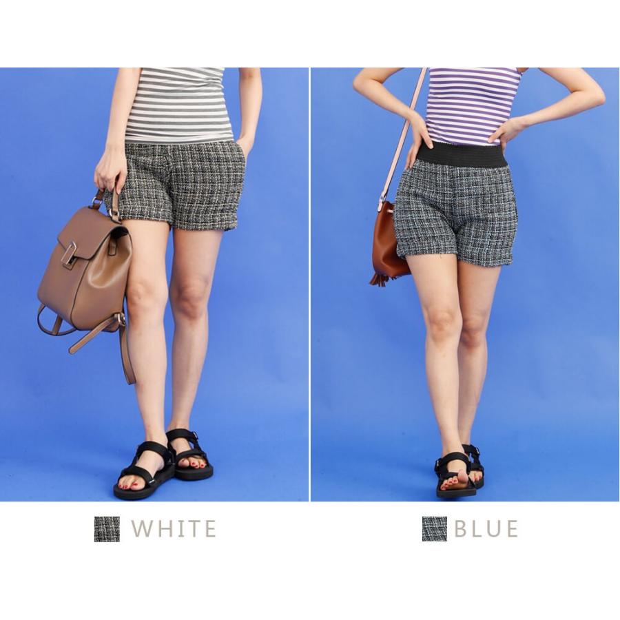 パンツ ショートパンツ ツイードショートパンツ　ポイント消化 ウエストゴム ツイード |  | 11
