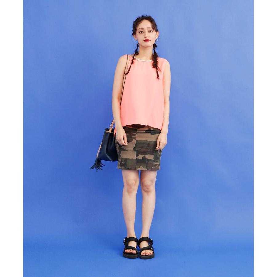 カモフラージュストレッチユーズドライクタイトスカート 迷彩 ユーズド カモフラージュ ボトム ボトムス |  | 05