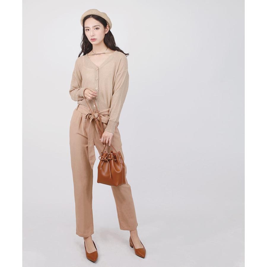パンツ テーパードパンツ 麻 リネン フロントリボンリネンパンツ レディース 春 春服 通勤 仕事 職場 フォーマル ビジネス |  | 01