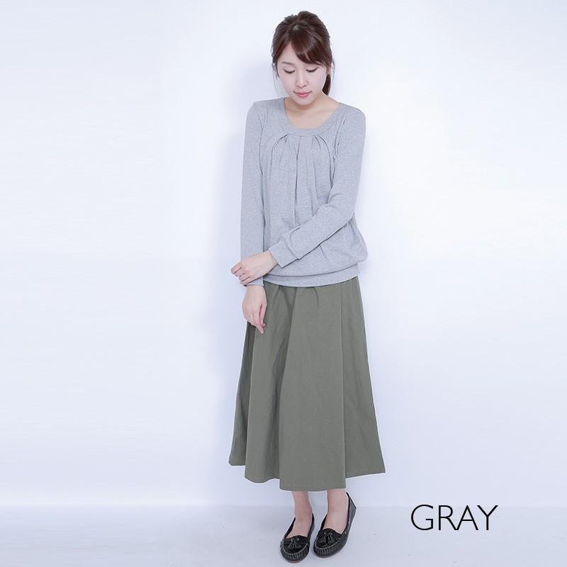 トップス チュニック フロントタックロングスリーブチュニック |  | 02