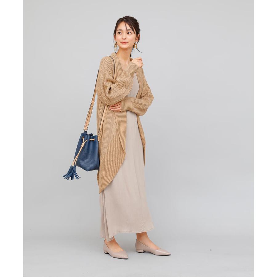 ケーブルニットロングカーディガン レディース カーディガン ニット 大人カジュアル 女性 カジュアル |  | 04